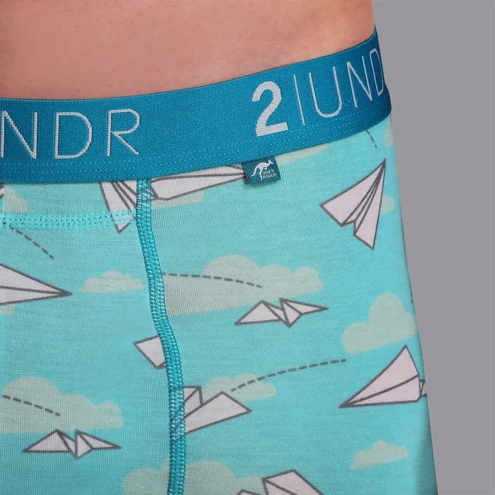 2UNDR Swing Shift Boxer Brief Office Jets