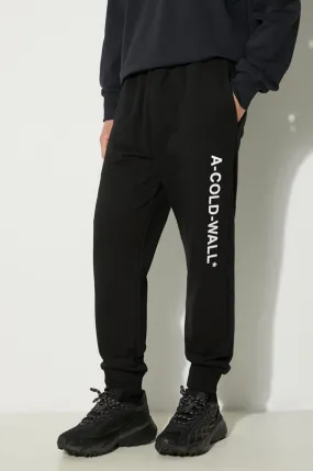 A-COLD-WALL* cotton joggers Essential Logo black color