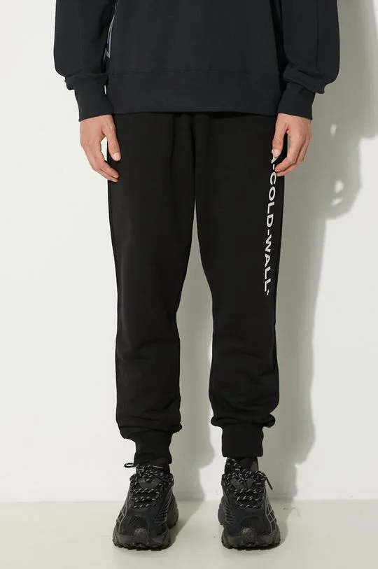 A-COLD-WALL* cotton joggers Essential Logo black color