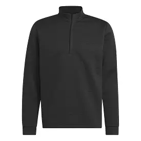 adidas Golf DWR Quater Zip Pullover - Black