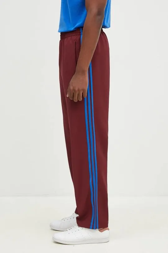 adidas Originals joggers Trackpant maroon color with an application JN5977