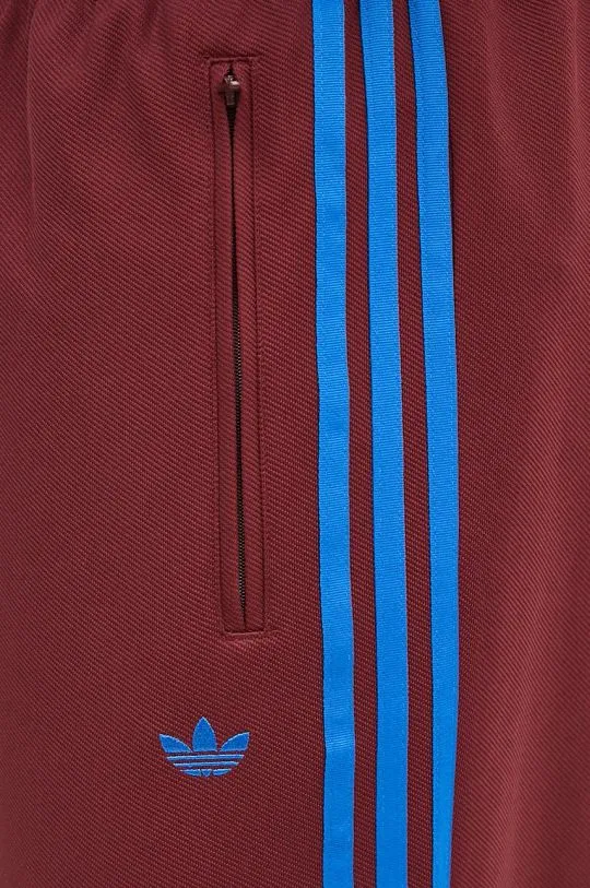 adidas Originals joggers Trackpant maroon color with an application JN5977