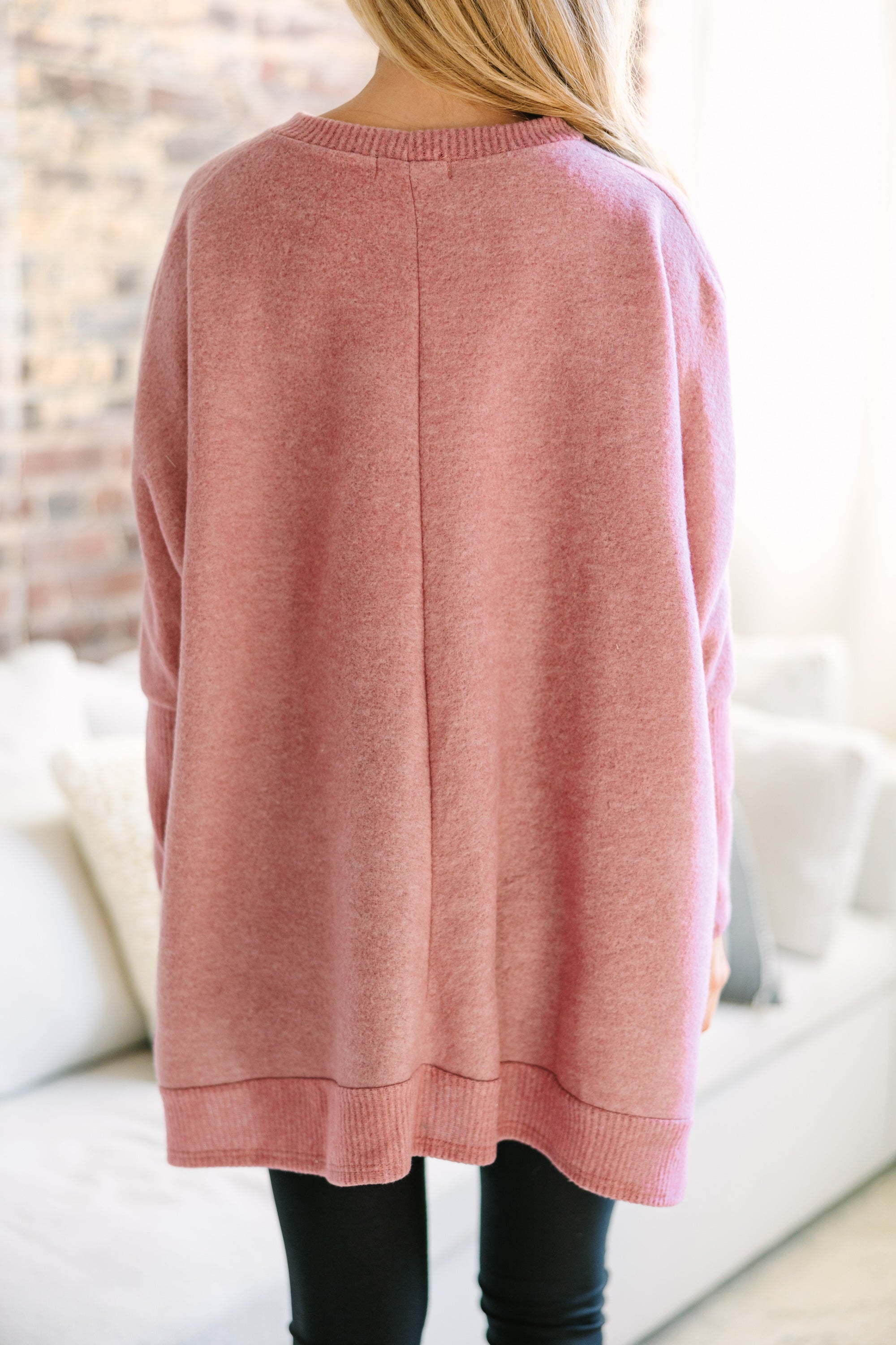 Always Fun Deep Rose Pink Tunic