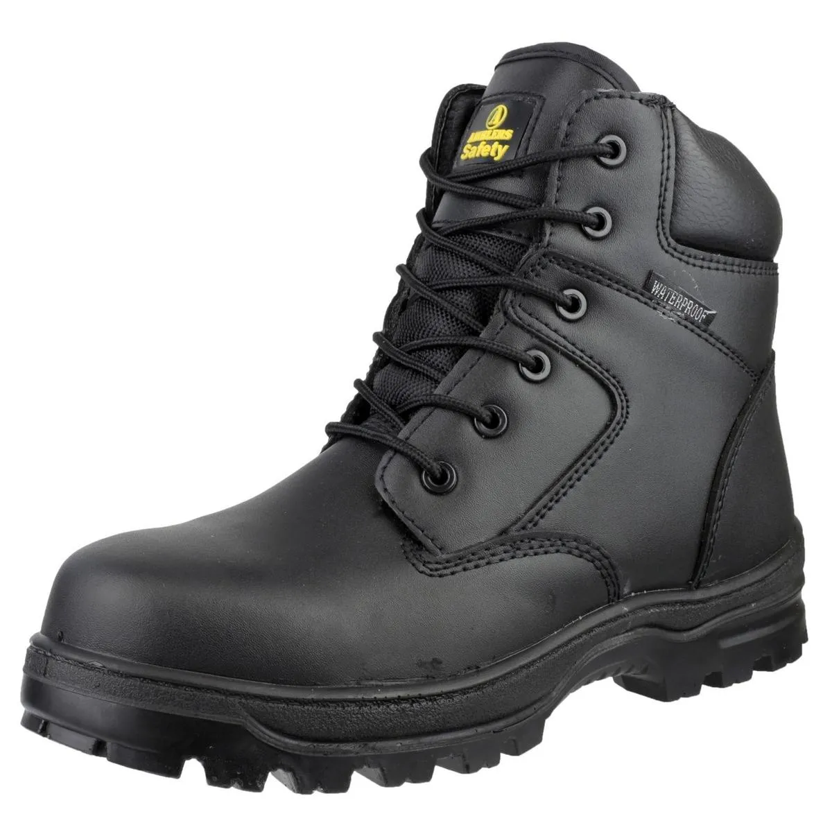 Amblers Safety FS006C Metal Free Waterproof Lace up Safety Boot Black