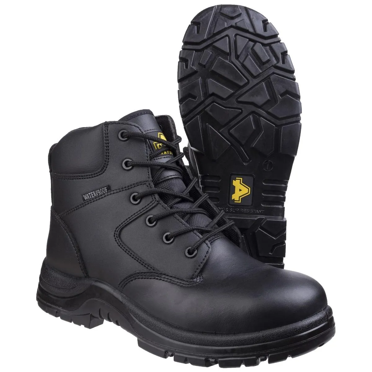 Amblers Safety FS006C Metal Free Waterproof Lace up Safety Boot Black