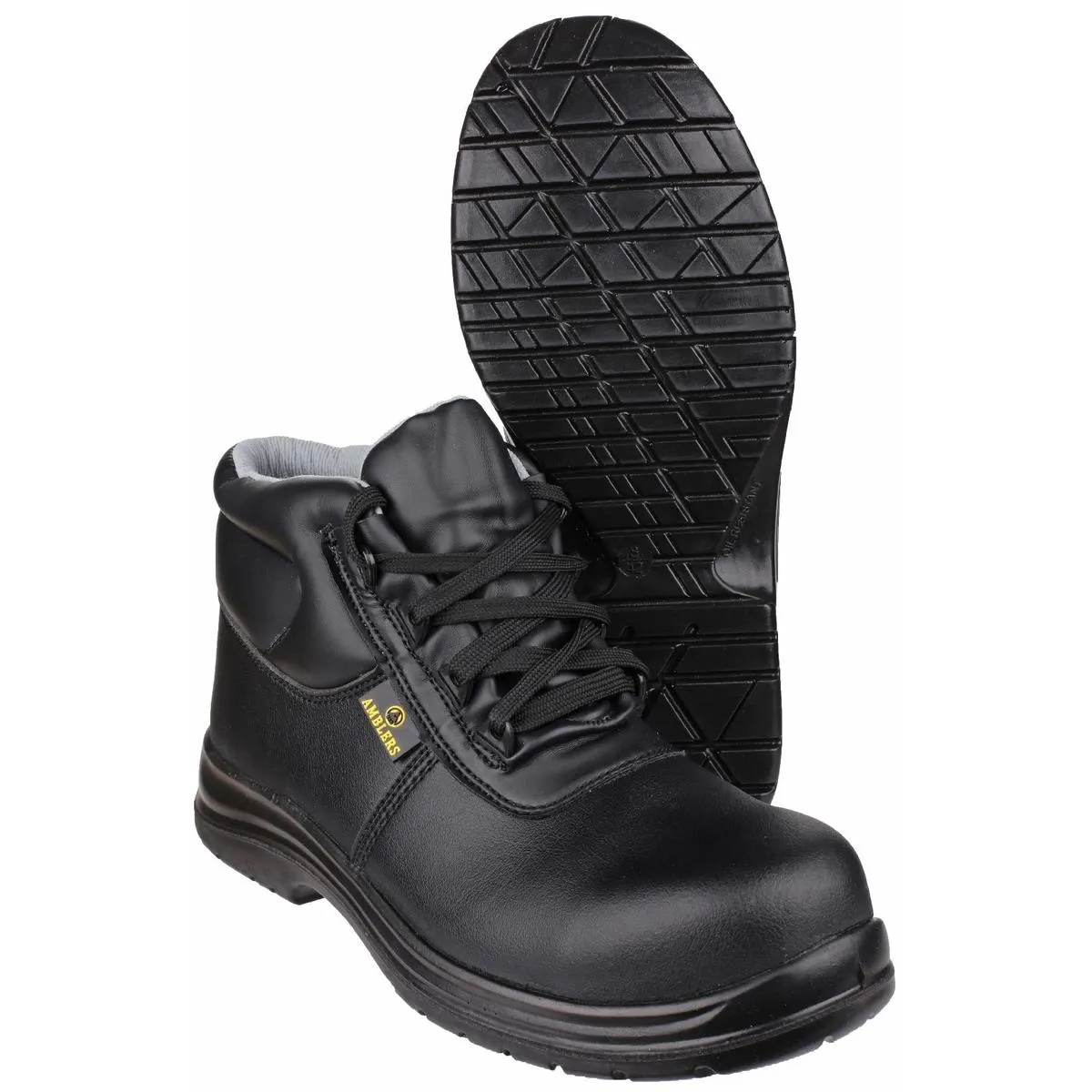 Amblers Safety FS663 Metal-Free Water-Resistant Lace up Safety Boot Black