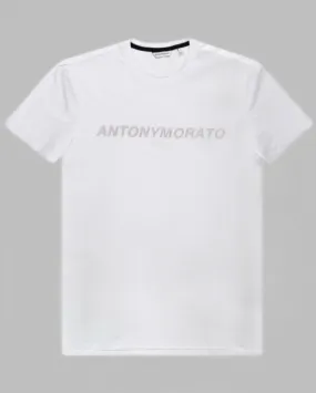 Antony Morato Bicolour Logo T Shirt  White