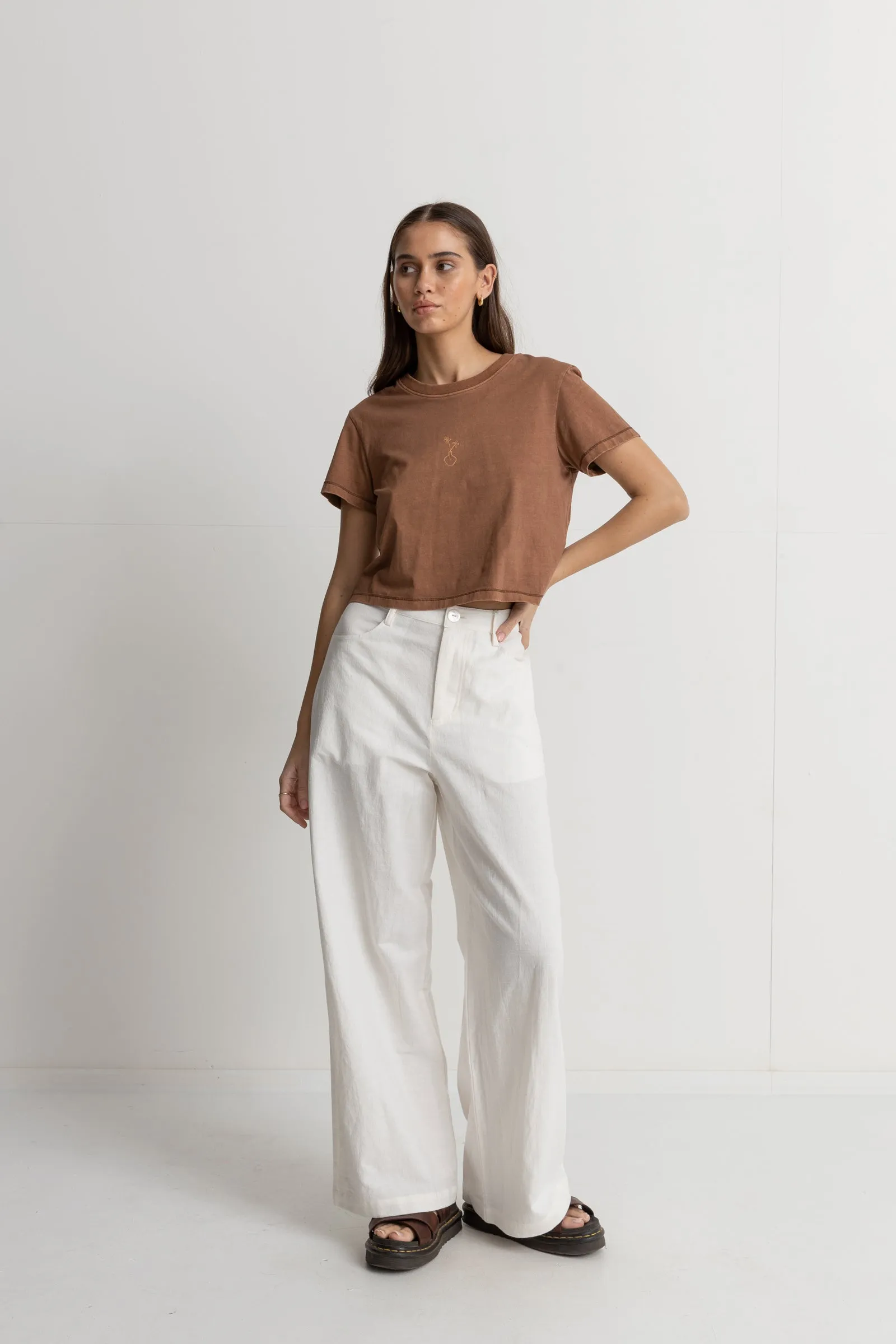 Bayside Wide Leg Pant White