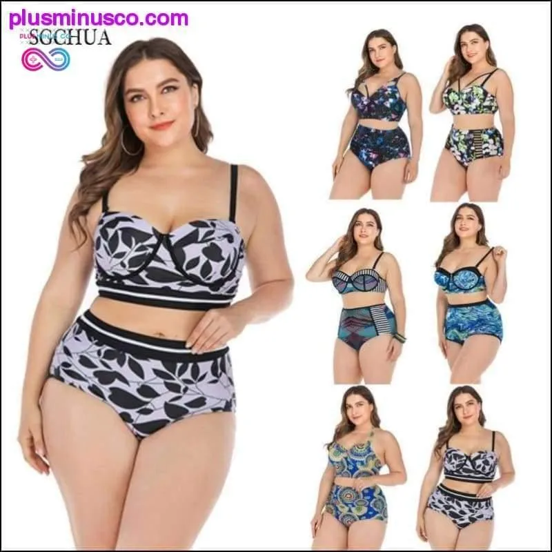 Big Push Up Bikini 4XL for Fat High Waist Swimwear 2020