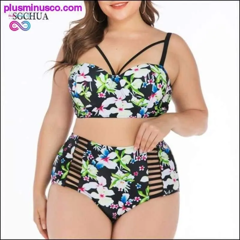 Big Push Up Bikini 4XL for Fat High Waist Swimwear 2020