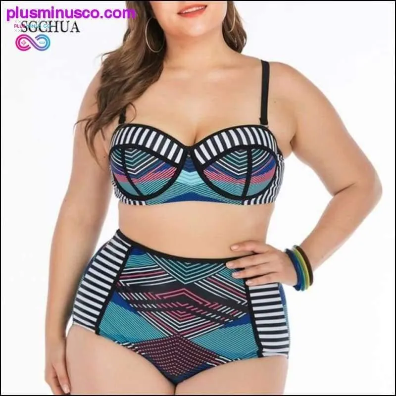 Big Push Up Bikini 4XL for Fat High Waist Swimwear 2020