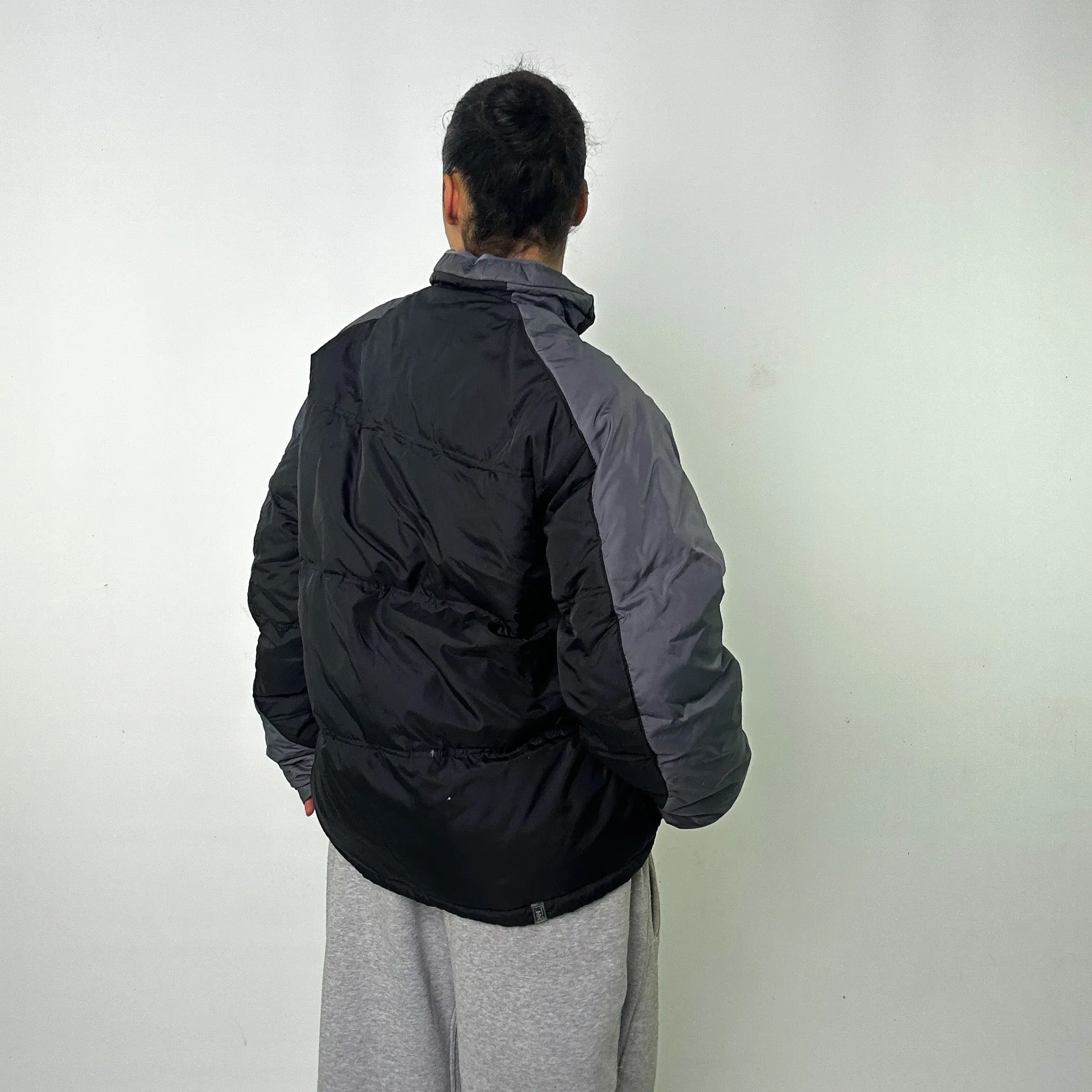 Black 90s Helly Hansen Puffer Jacket Coat (L)