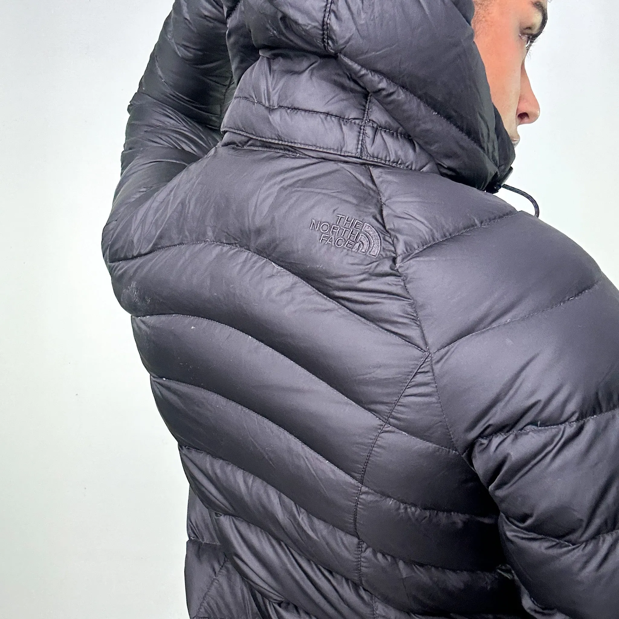 Black 90s The North Face 600 Series Long Puffer Jacket Coat (S)