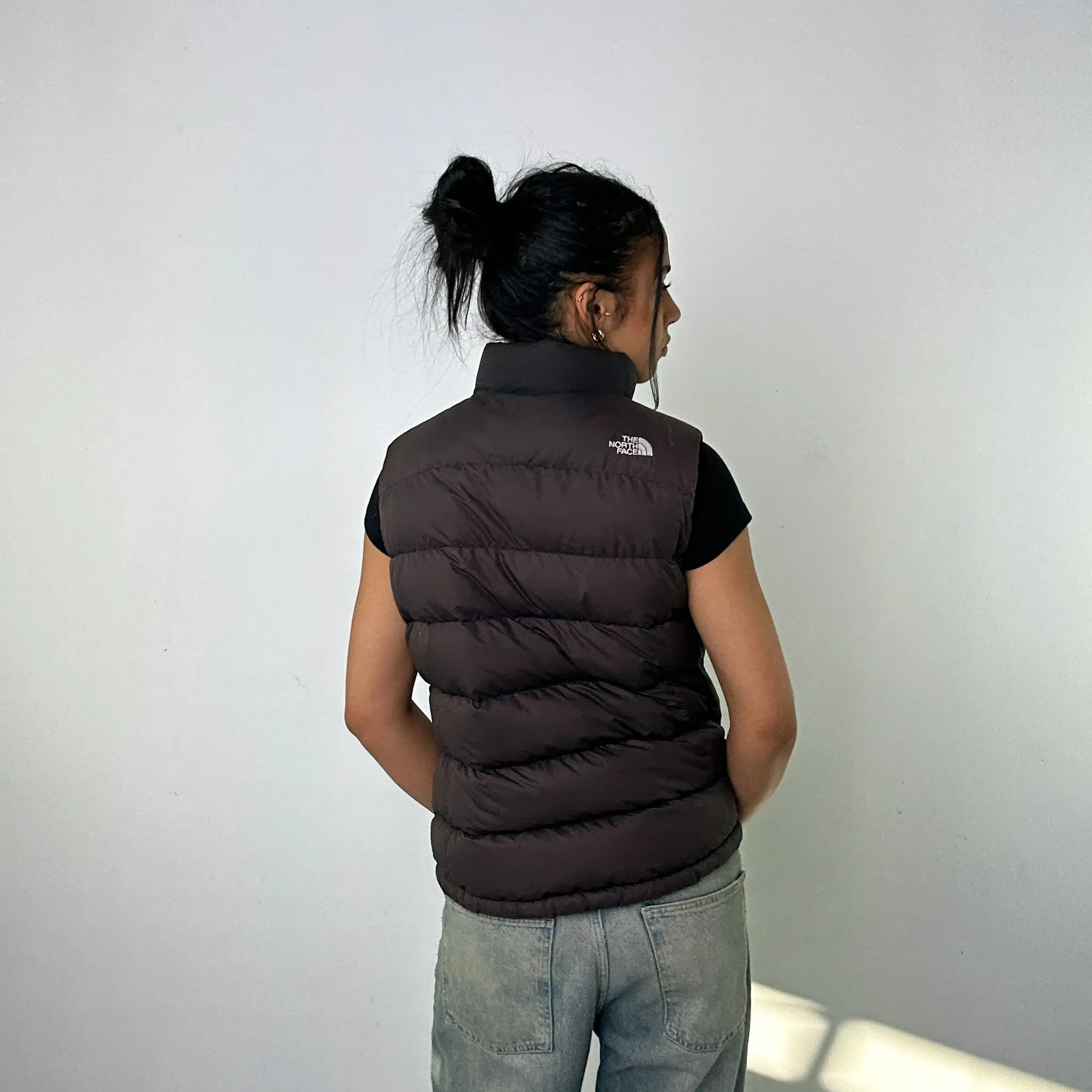 Black 90s The North Face 700 Series Puffer Jacket Coat Gilet (L)