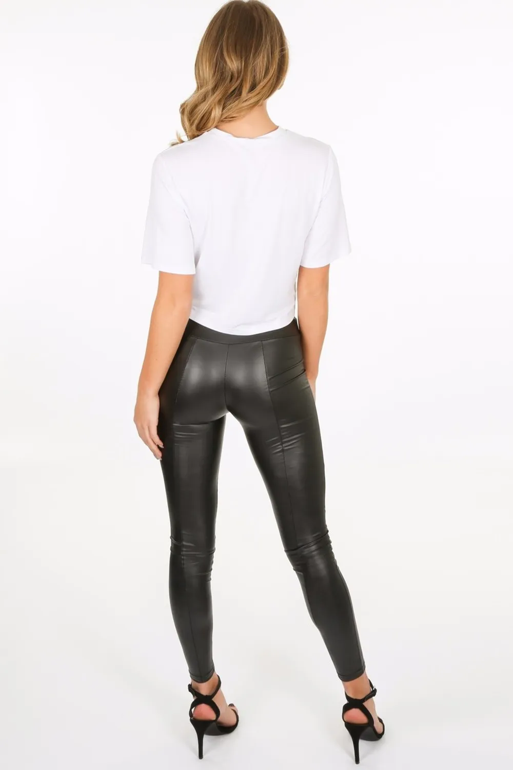 Black Wet Look Legging