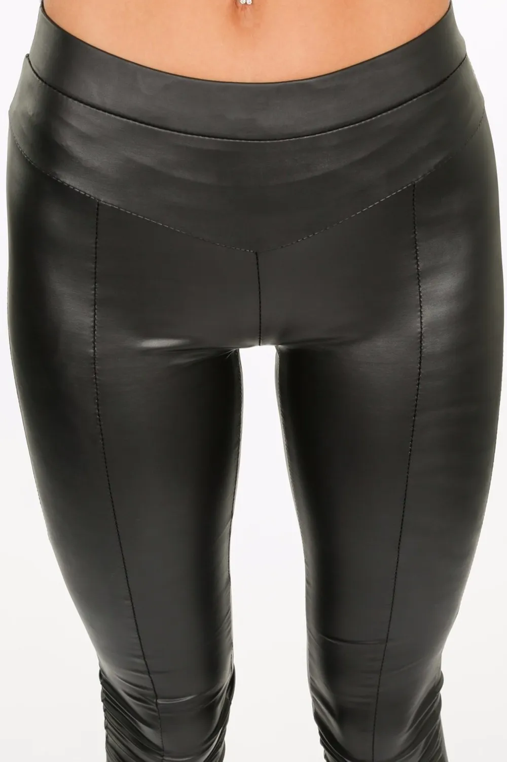 Black Wet Look Legging