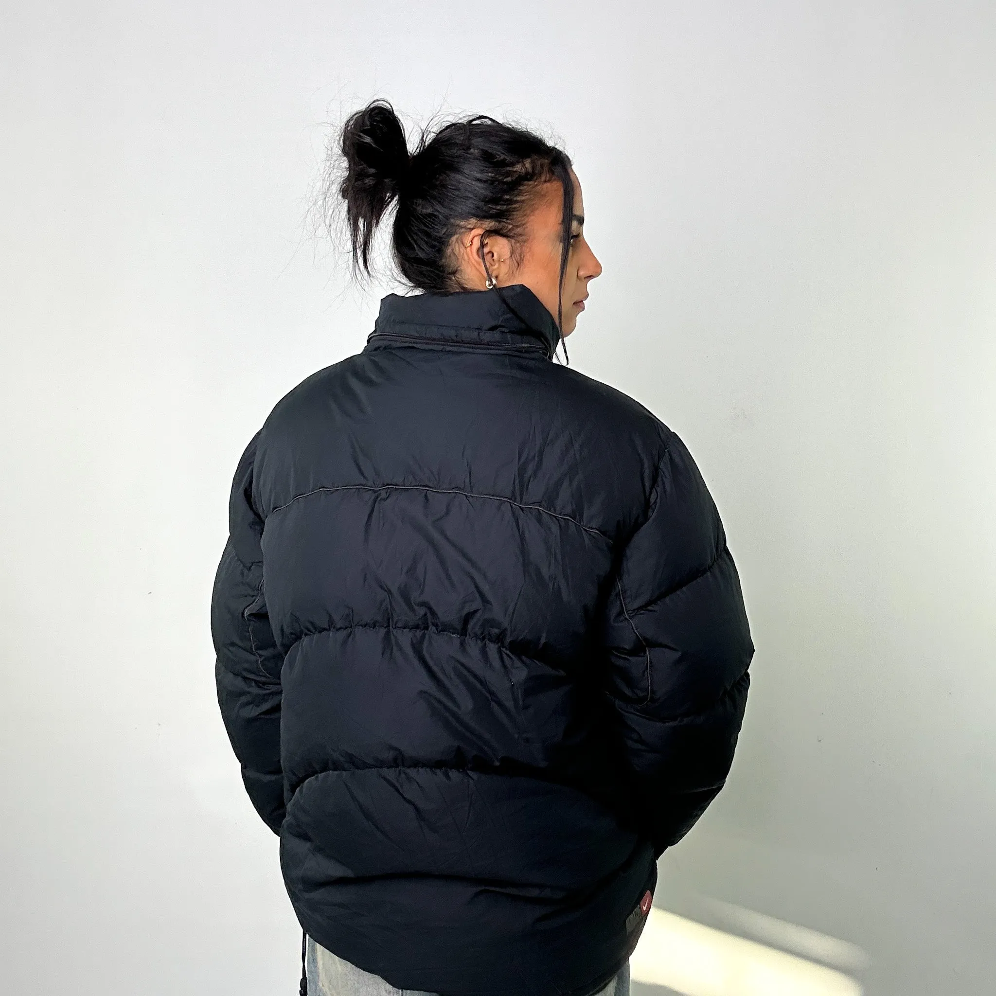 Black y2ks NIKE Puffer Jacket Coat (L)