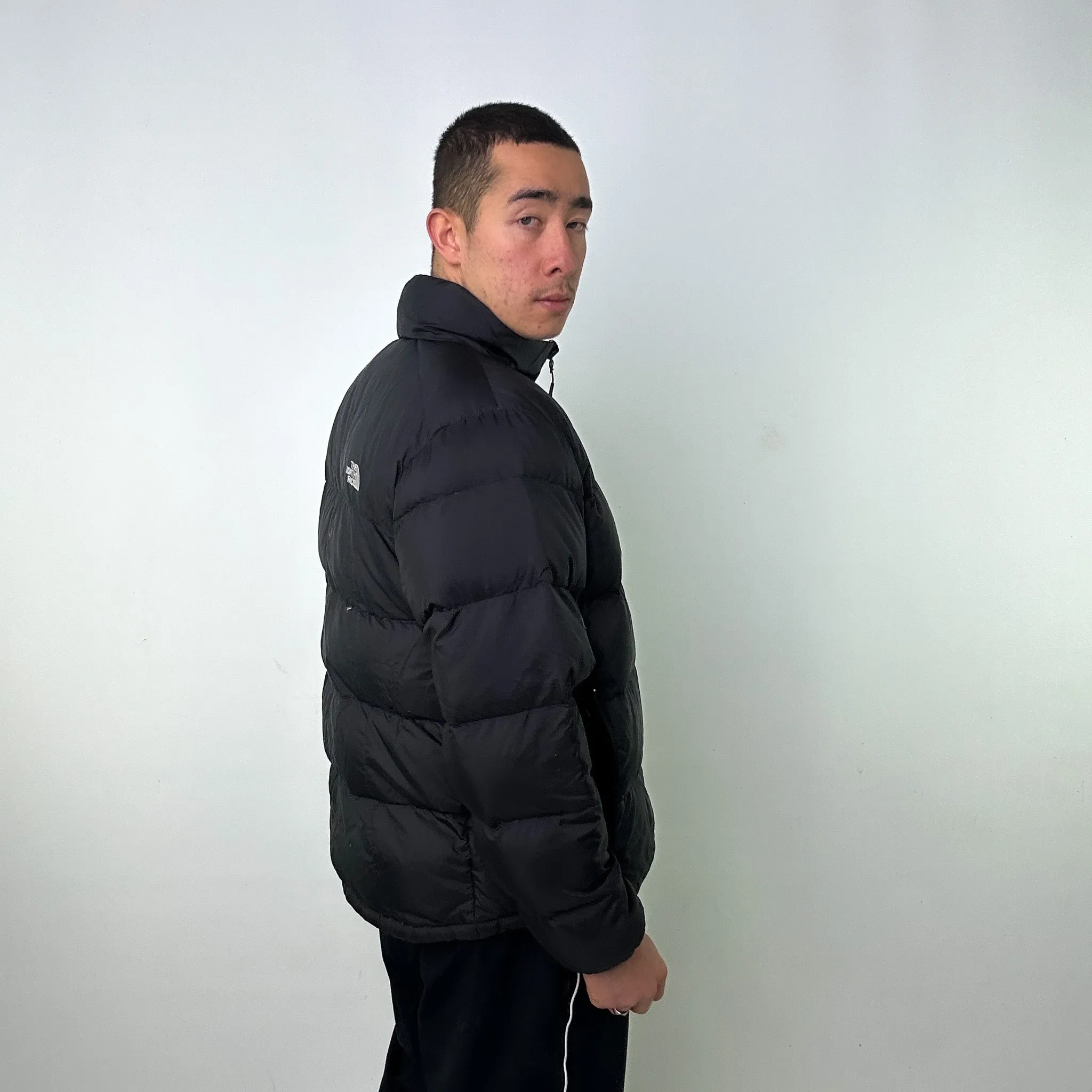 Black y2ks The North Face 550 Series Puffer Jacket Coat (XL)