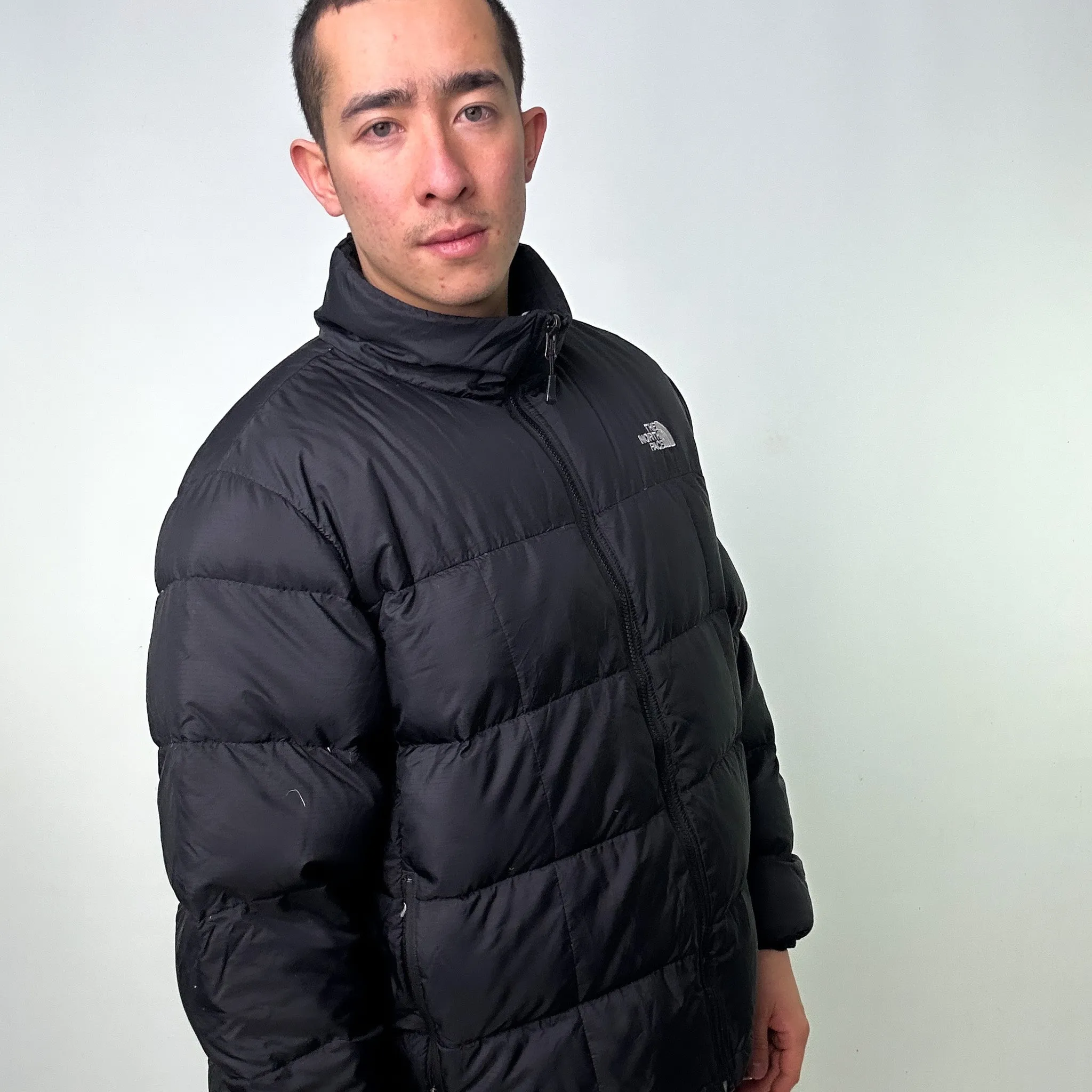 Black y2ks The North Face 550 Series Puffer Jacket Coat (XL)