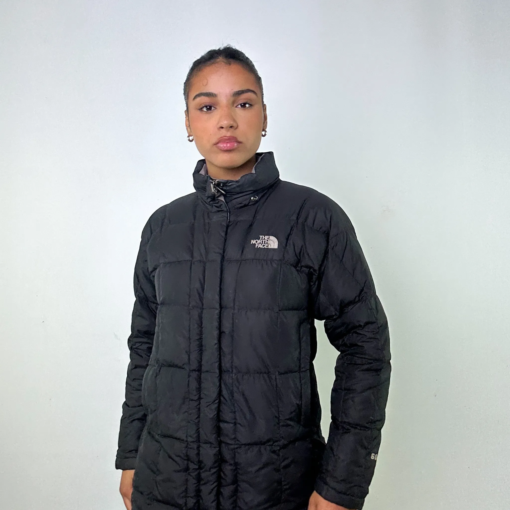 Black y2ks The North Face 600 Series Long Puffer Jacket Coat (S)