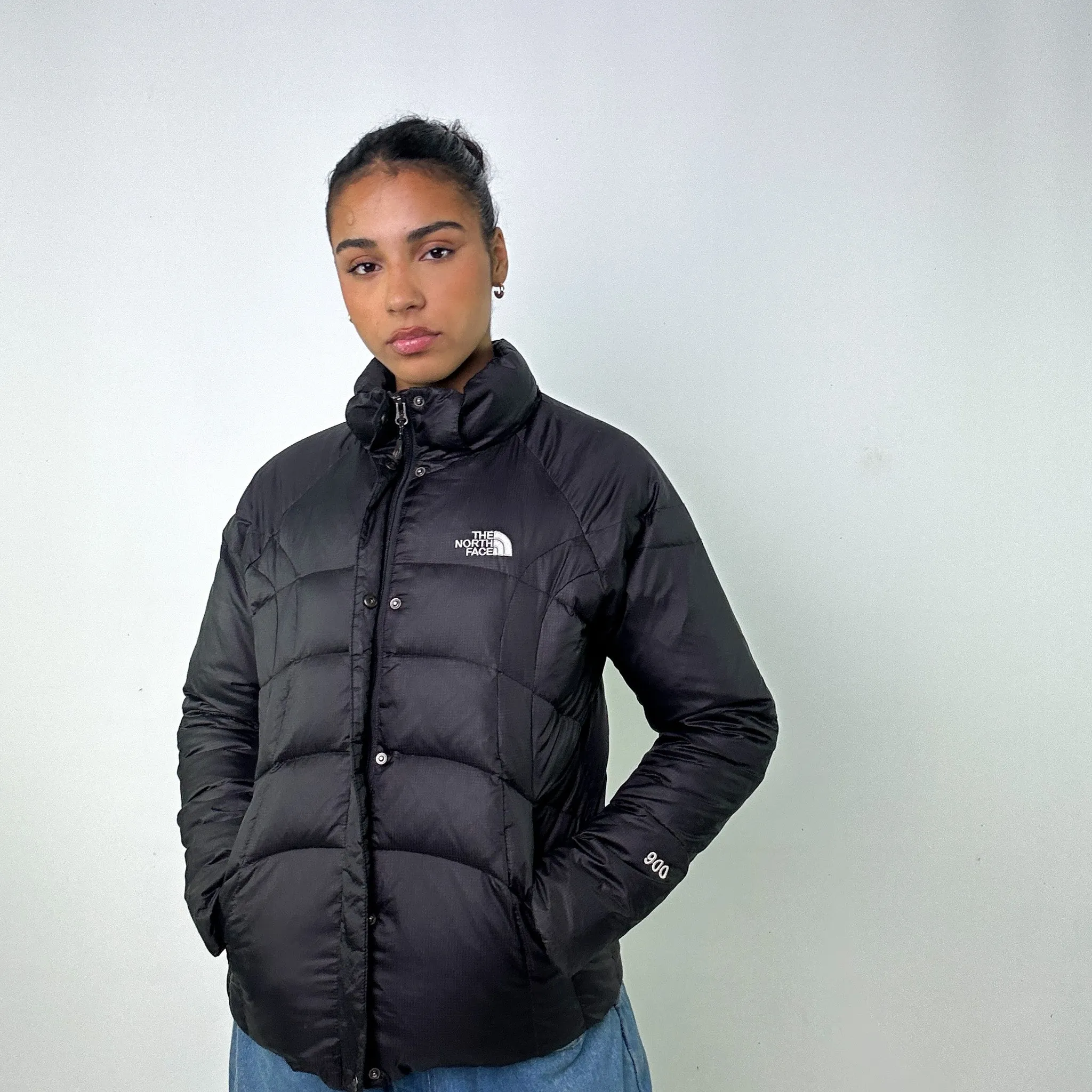 Black y2ks The North Face 900 Series Puffer Jacket Coat (L)