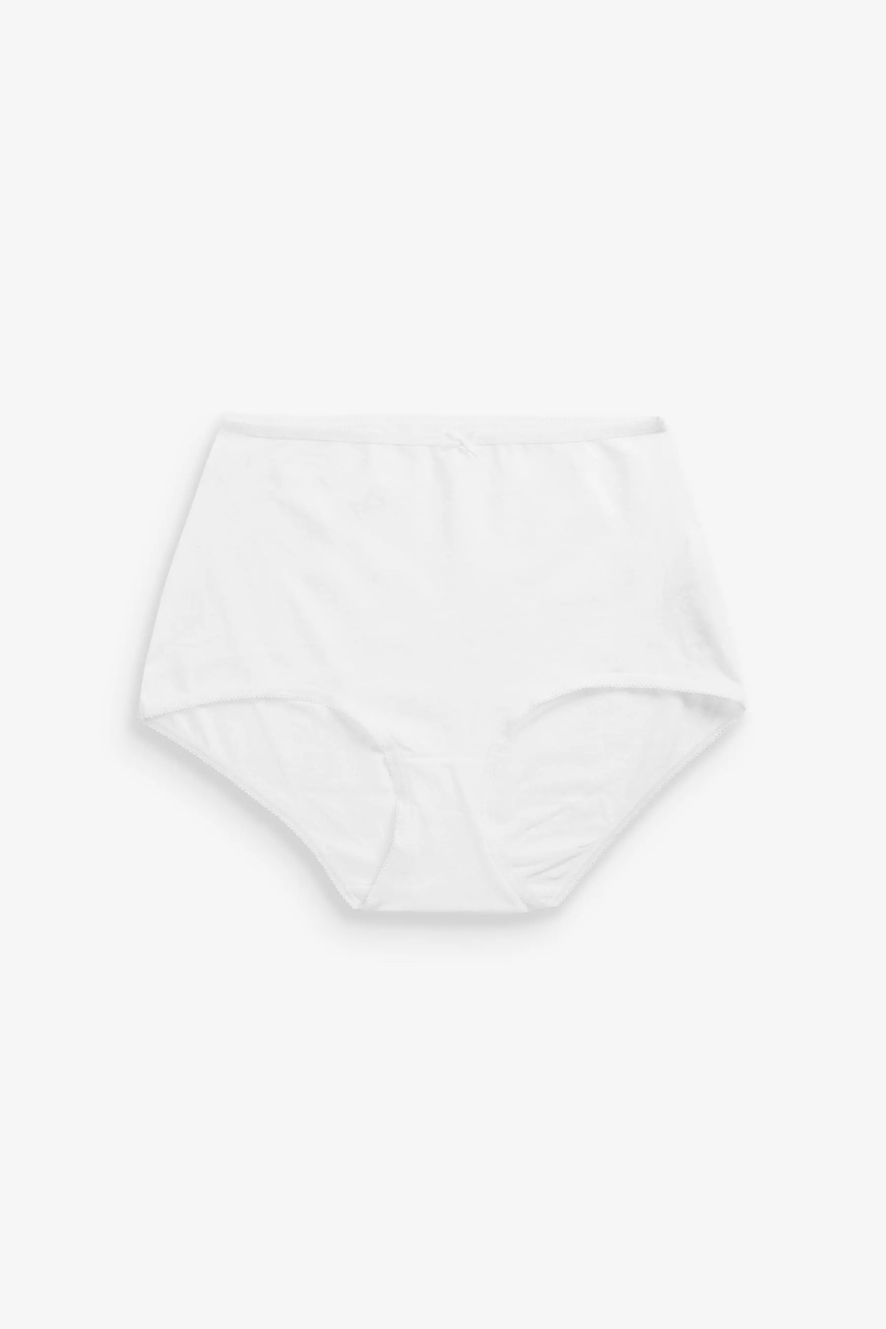 Black/White/Nude Full Brief Cotton Rich Knickers 4 Pack