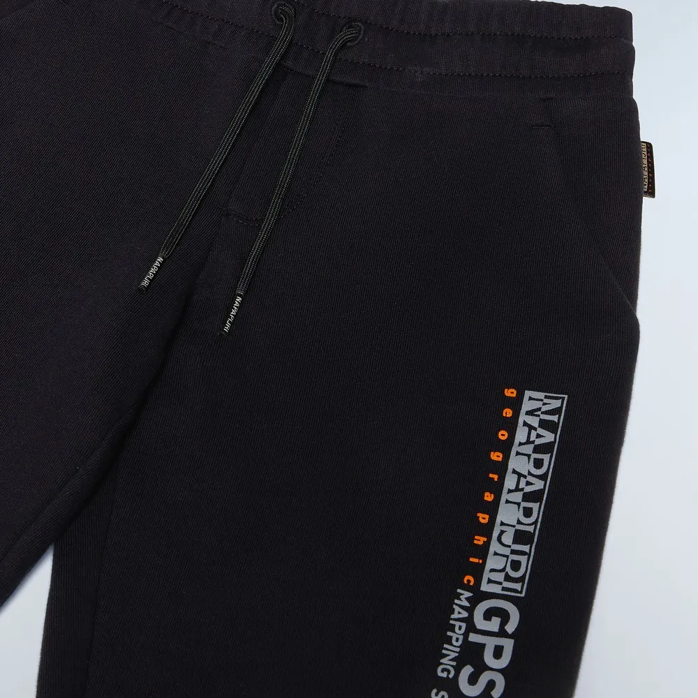 Boys Black M-EIGER Sweat Joggers