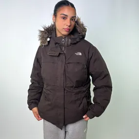 Brown 90s The North Face Puffer Jacket Coat (XL)