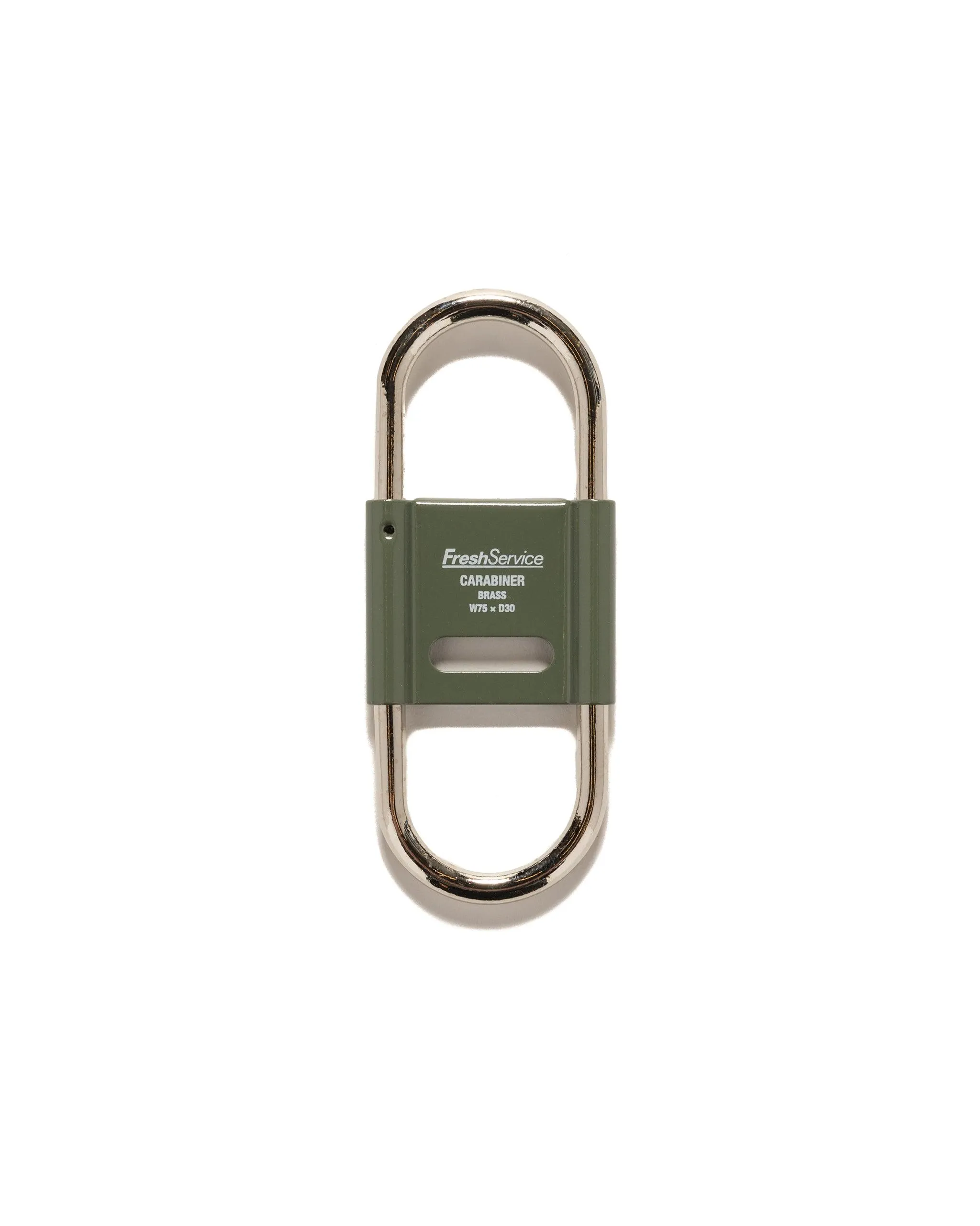 Carabiner Keyring Khaki