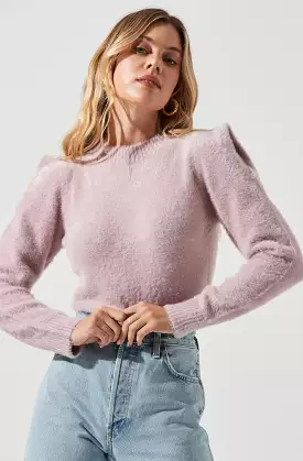 Caroline Fuzzy Knit Sweater