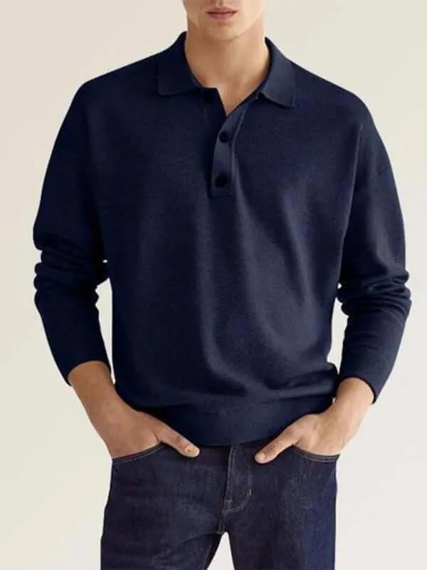 Classic Collar Men Polo Shirt