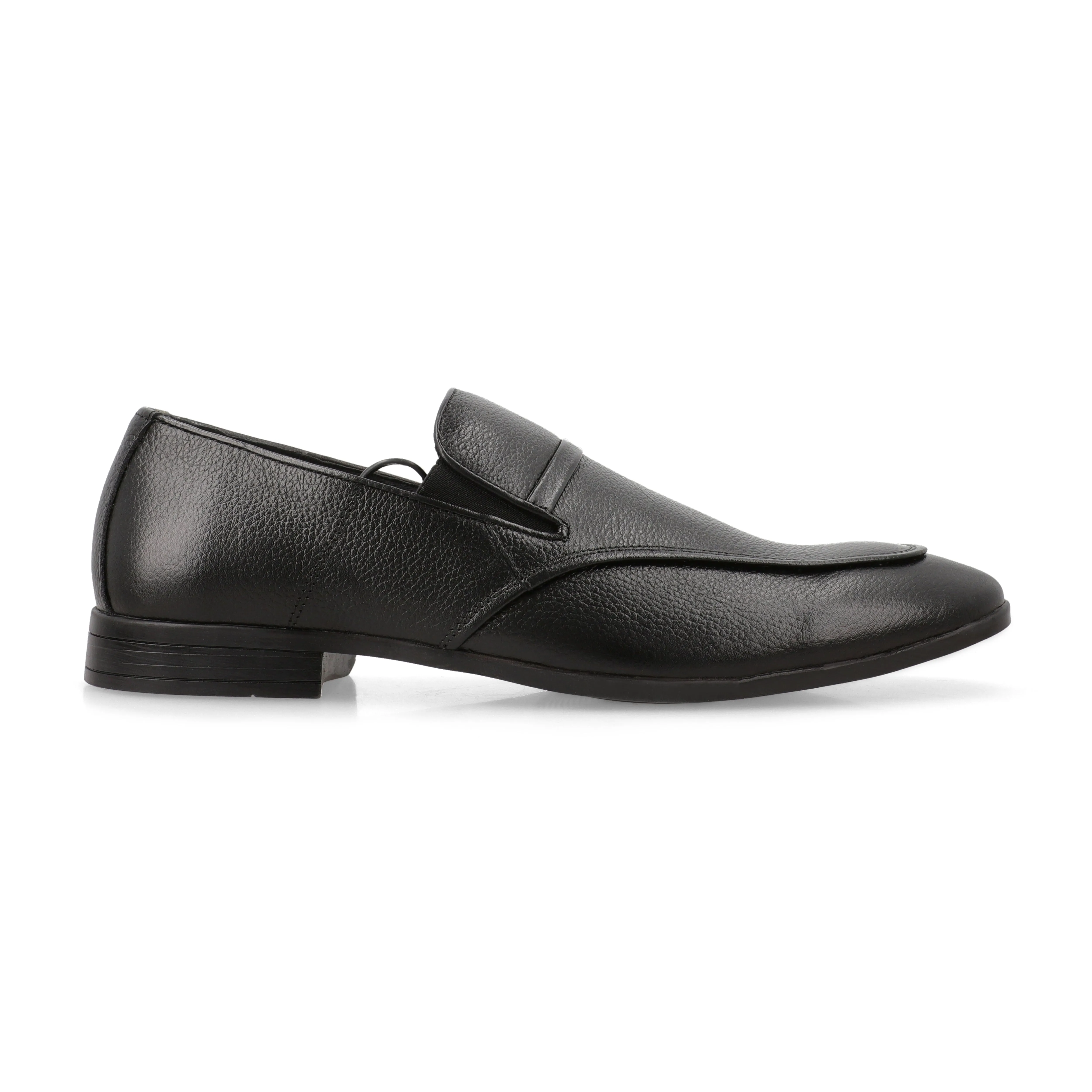 Classy Thin Strapped Loafers - Black