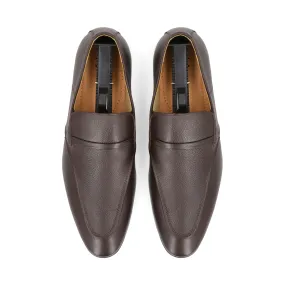 Classy Thin Strapped Loafers - Brown