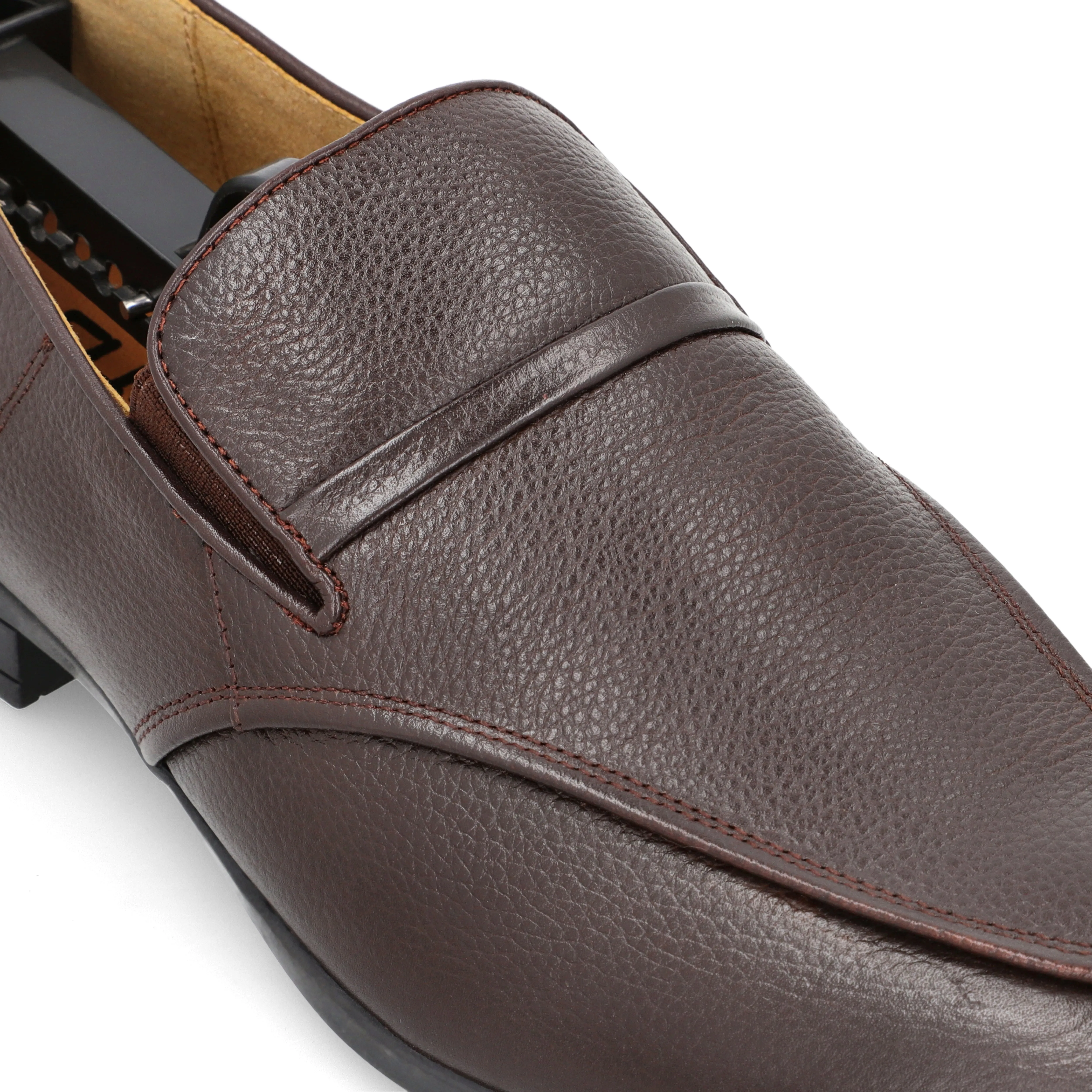 Classy Thin Strapped Loafers - Brown