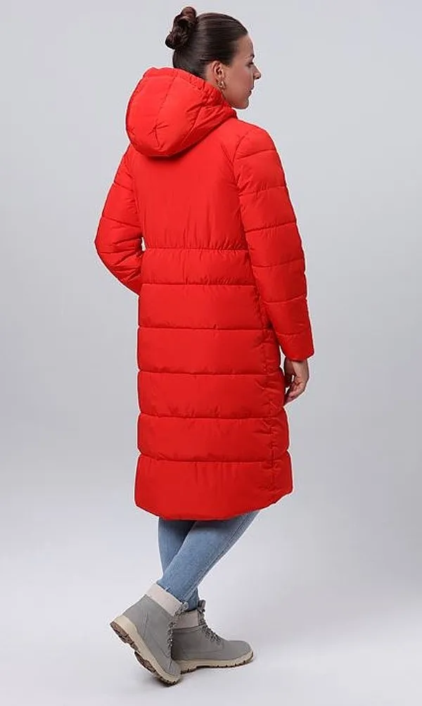 coat Loap Tandora - G16G/Flame Scarlet - women´s