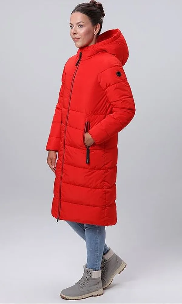 coat Loap Tandora - G16G/Flame Scarlet - women´s