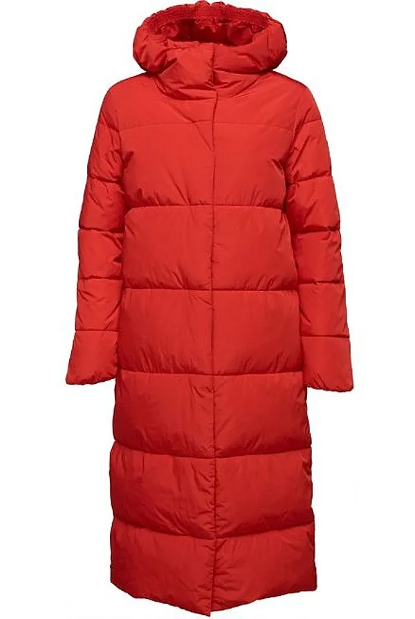 coat Loap Taruna - G16G/Flame Scarlet - women´s