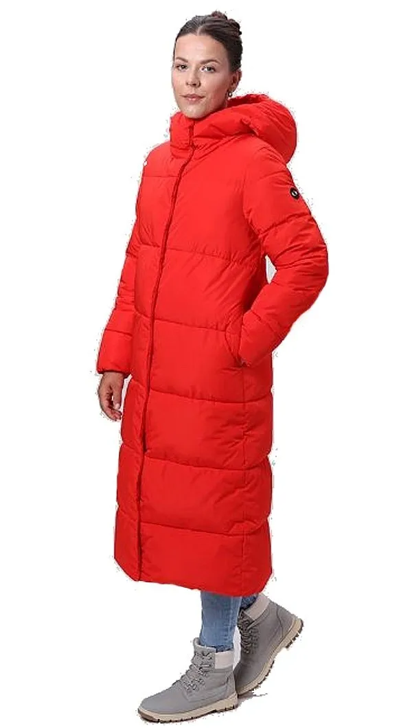 coat Loap Taruna - G16G/Flame Scarlet - women´s