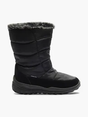 Cortina  Black Snow Boots