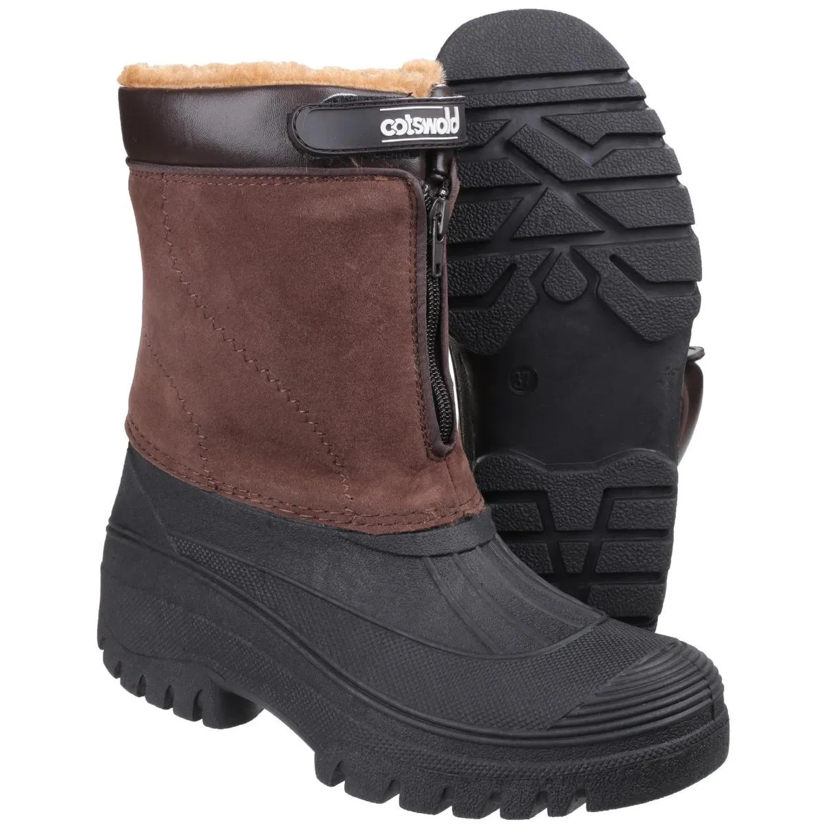 Cotswold Venture Waterproof Winter Boot Brown