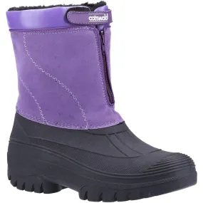 Cotswold Venture Waterproof Winter Boot Purple