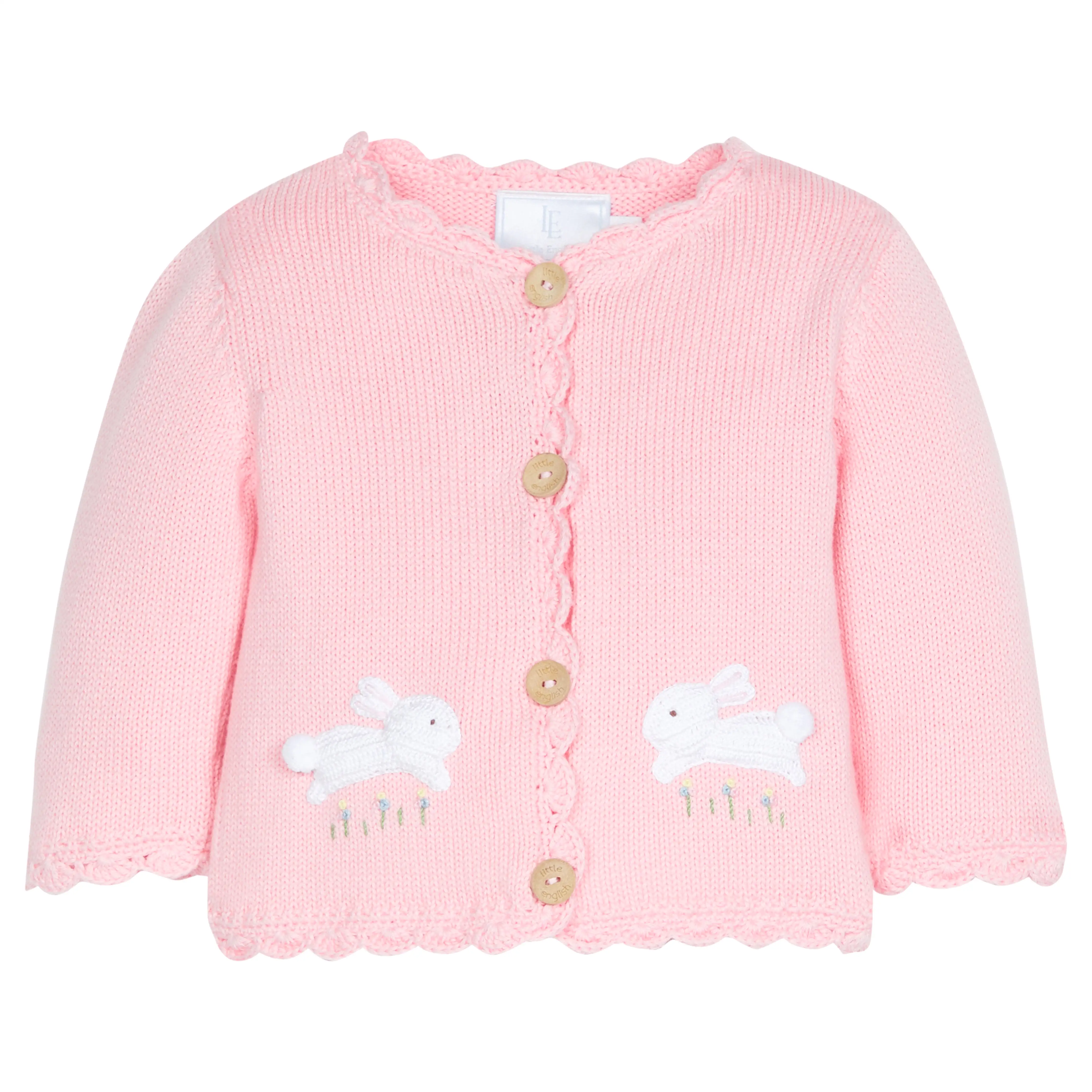 Crochet Sweater - Pink Bunny