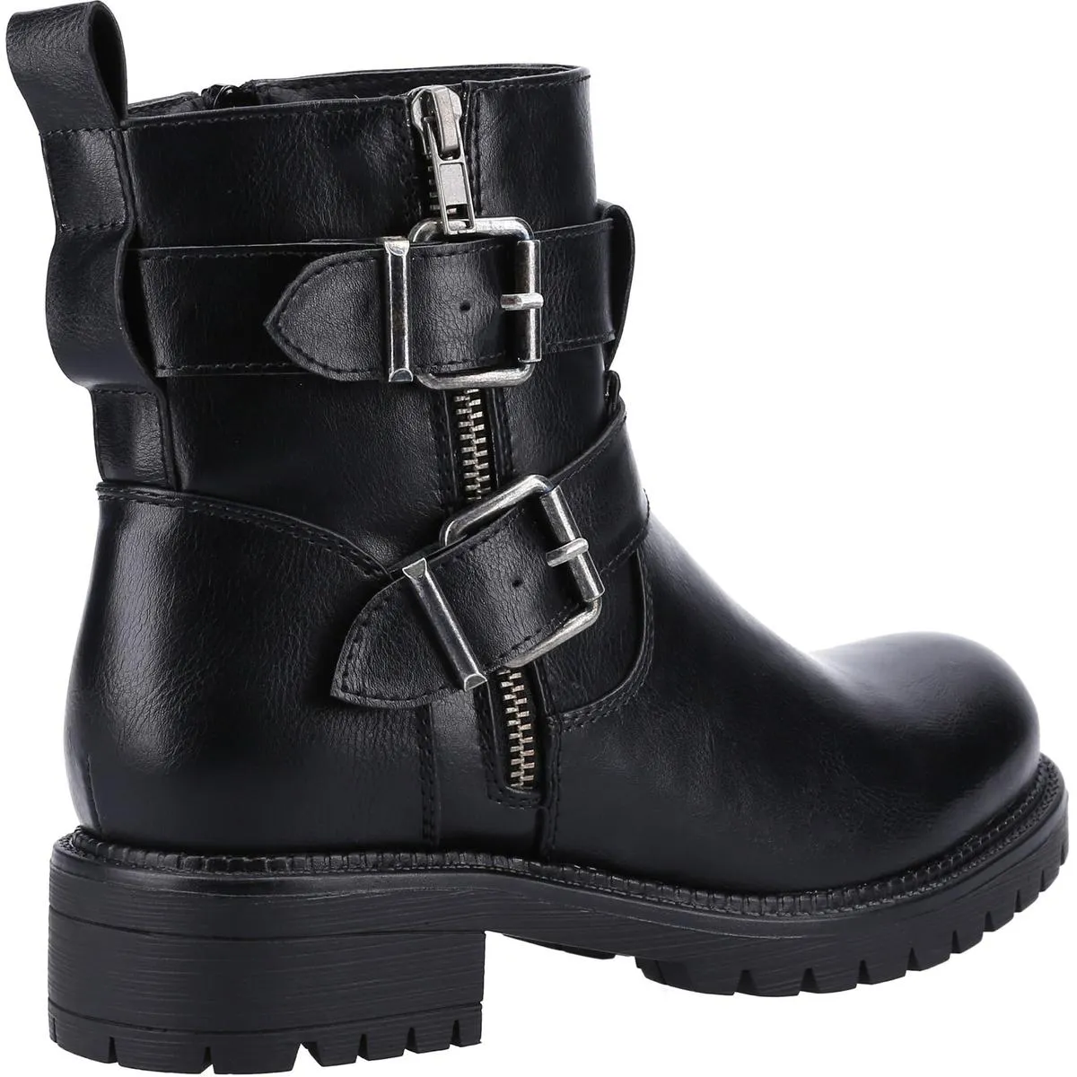 Divaz Sarah Zip Up Boot Black