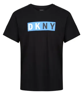 DKNY AVIATORS Crew Neck T-Shirt Black