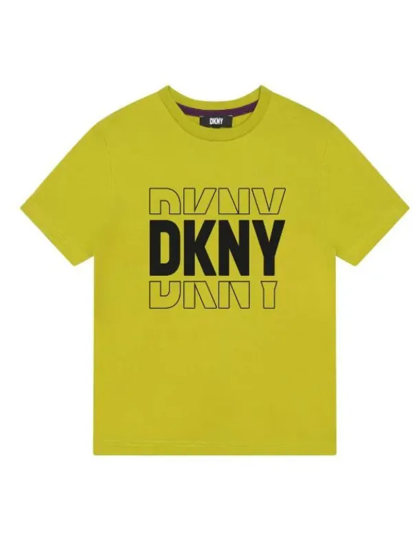 Dkny T-Shirt Triple Logo Green