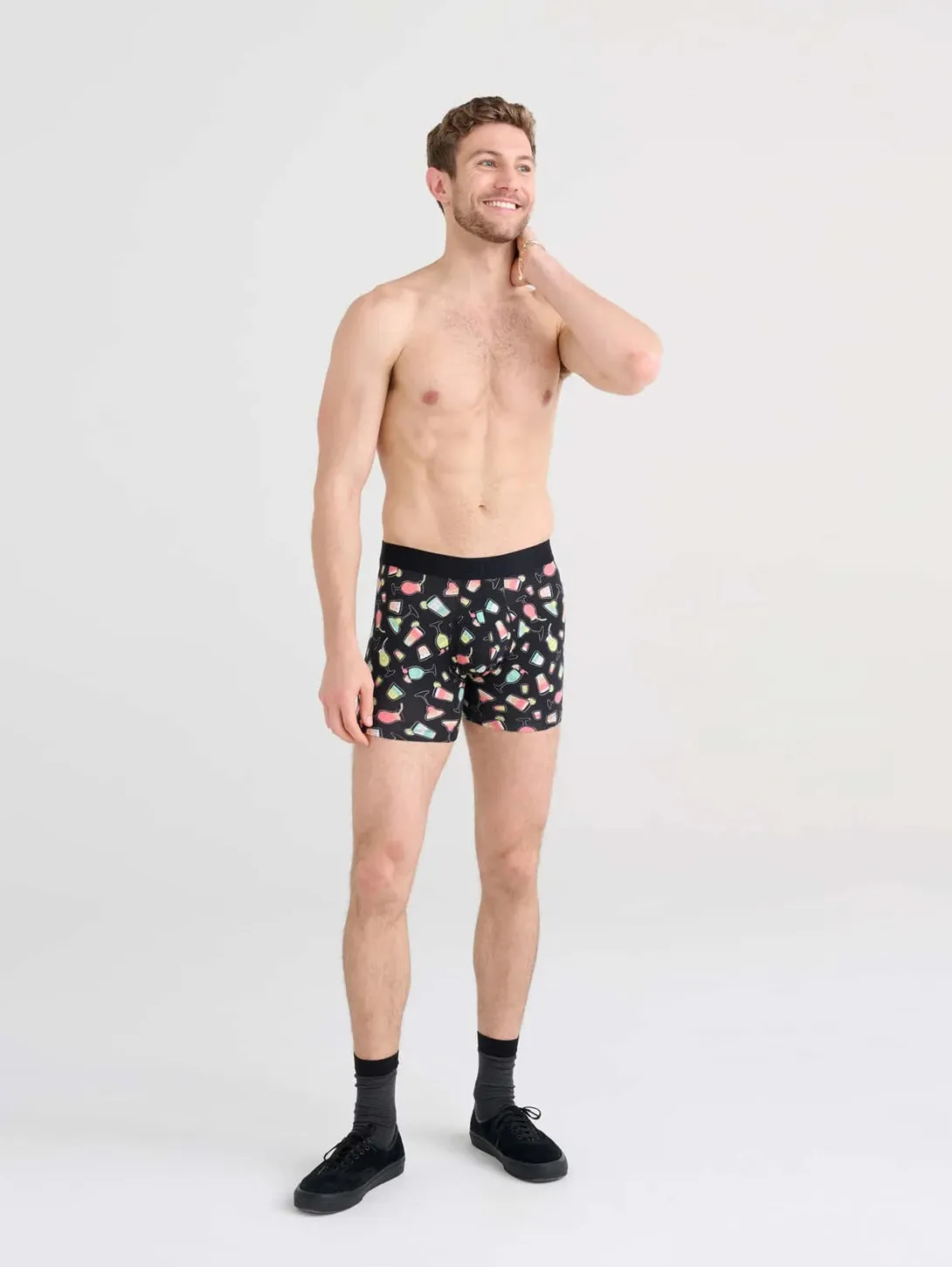 Droptemp Cooling Cotton Boxer Brief - Happy Hour