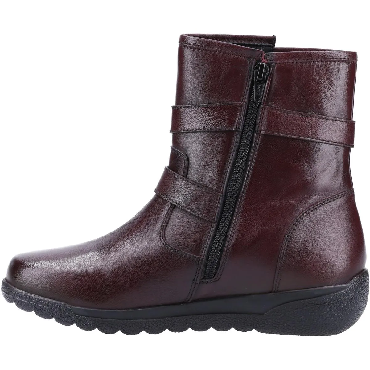 Fleet & Foster Zambia Zip Mid Boot Bordo