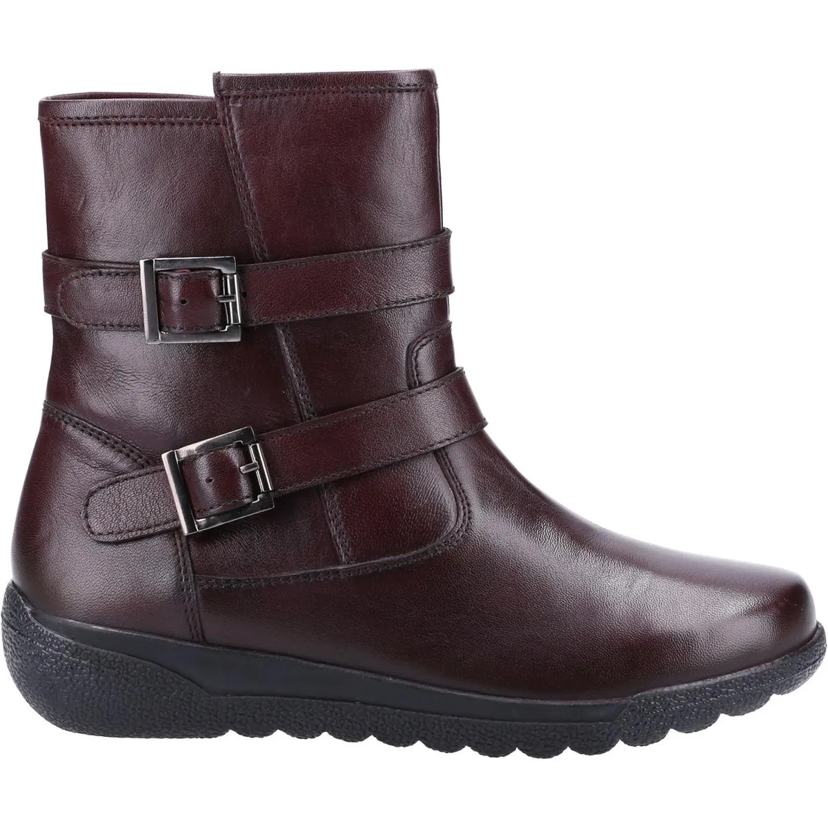 Fleet & Foster Zambia Zip Mid Boot Bordo