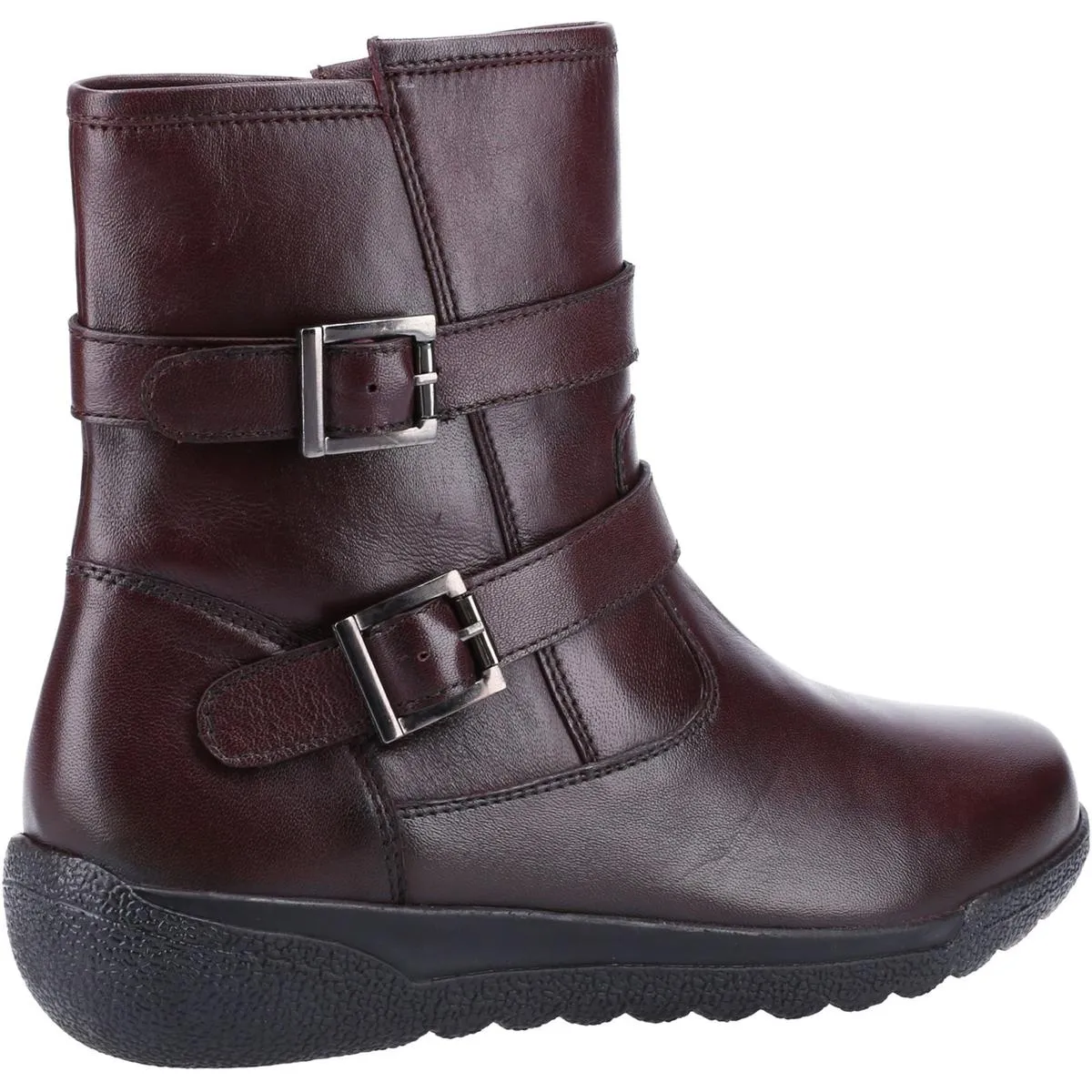 Fleet & Foster Zambia Zip Mid Boot Bordo