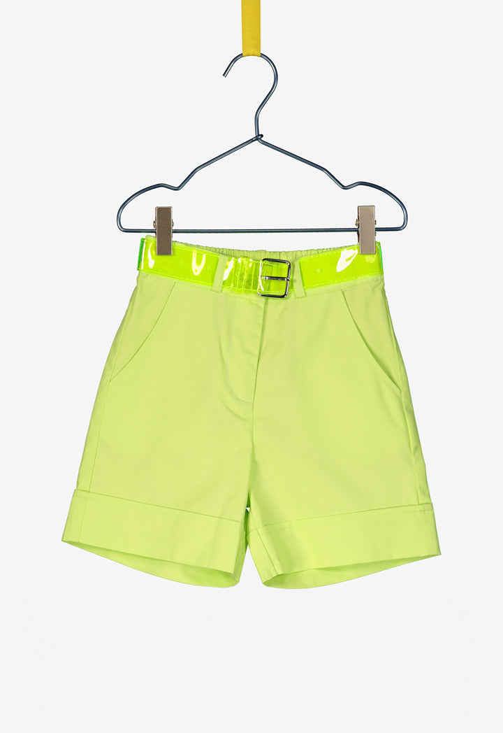 Folded Hem Short Pants